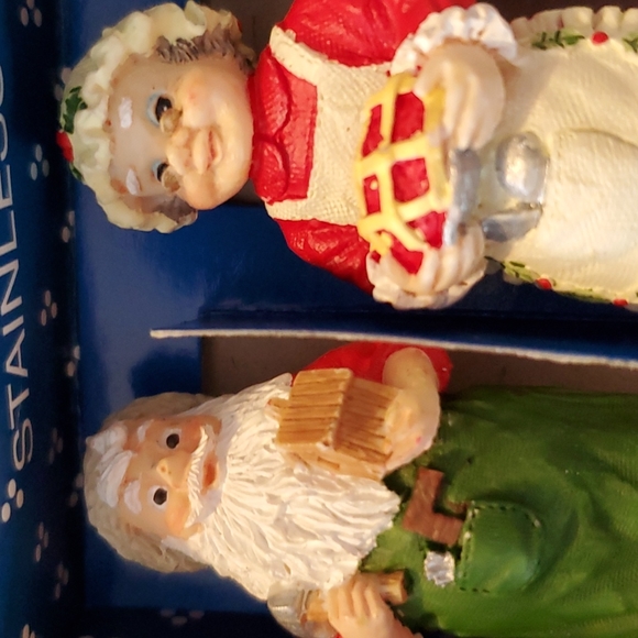 VTG NEW 4 Christmas Spreaders Set Stainless Steel Blades Santa Snowman Tree - Picture 9 of 17